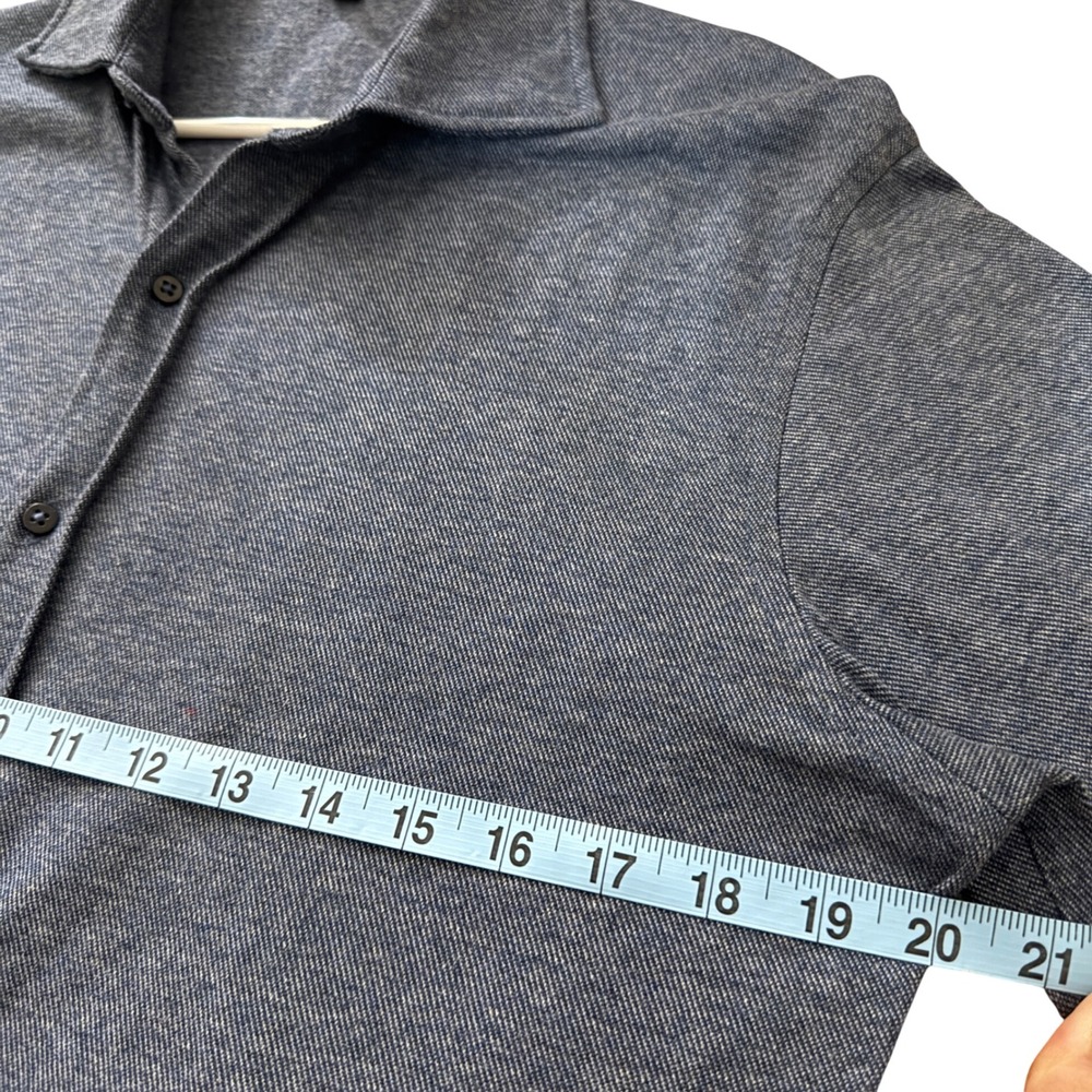04651 A Trip‎ in a Bag Italian Cotton Long Sleeve Minimalist Button Down GG31 - Picture 2 of 10